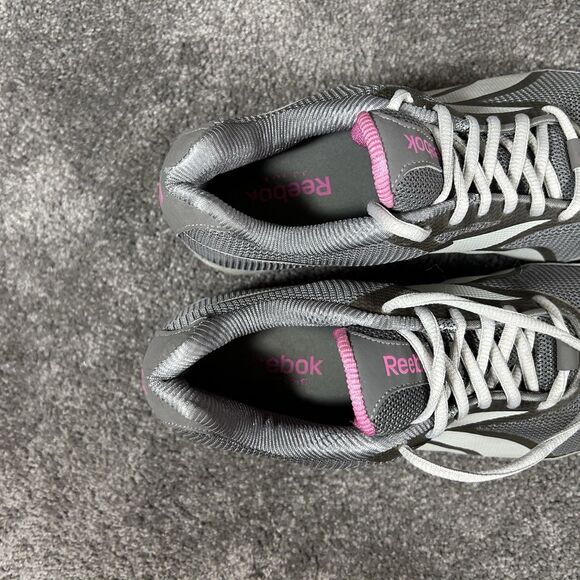 Reebok SlimTone J84822 Women’s Size 7.5 Gray Smooth Fit Training Shoes Used - Picture 11 of 13